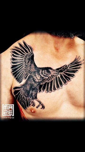 Вороны от Мейз тату студии