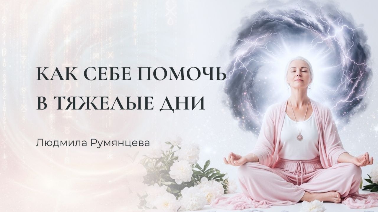 Как себе помочь в тяжелые дни  Людмила Румянцева