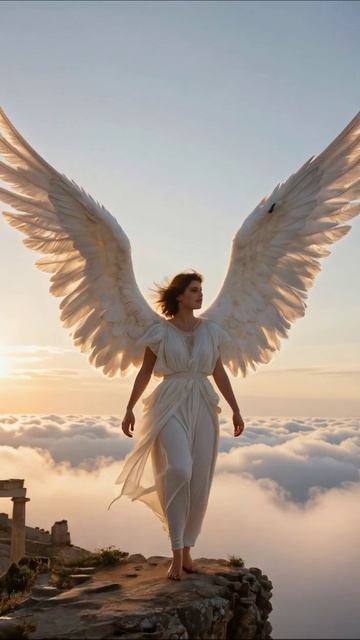 Анегл на вершине мира красота картинка вдохновение