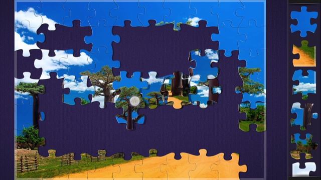 Собираем пазлы. Чарующая природа- Баобабы Мадагаскара