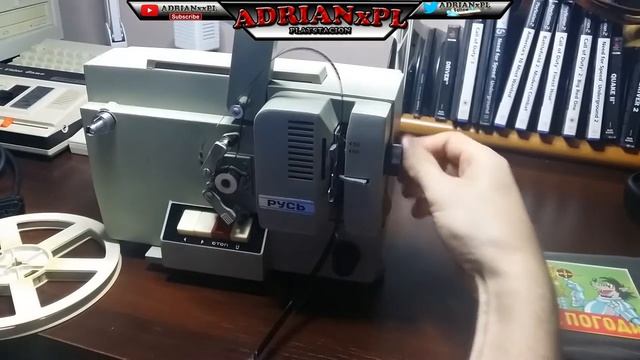 PROJEKTOR FILMOWY PRAWIE JAK MAGNETOWID VHS BAJKA Z 1970 R