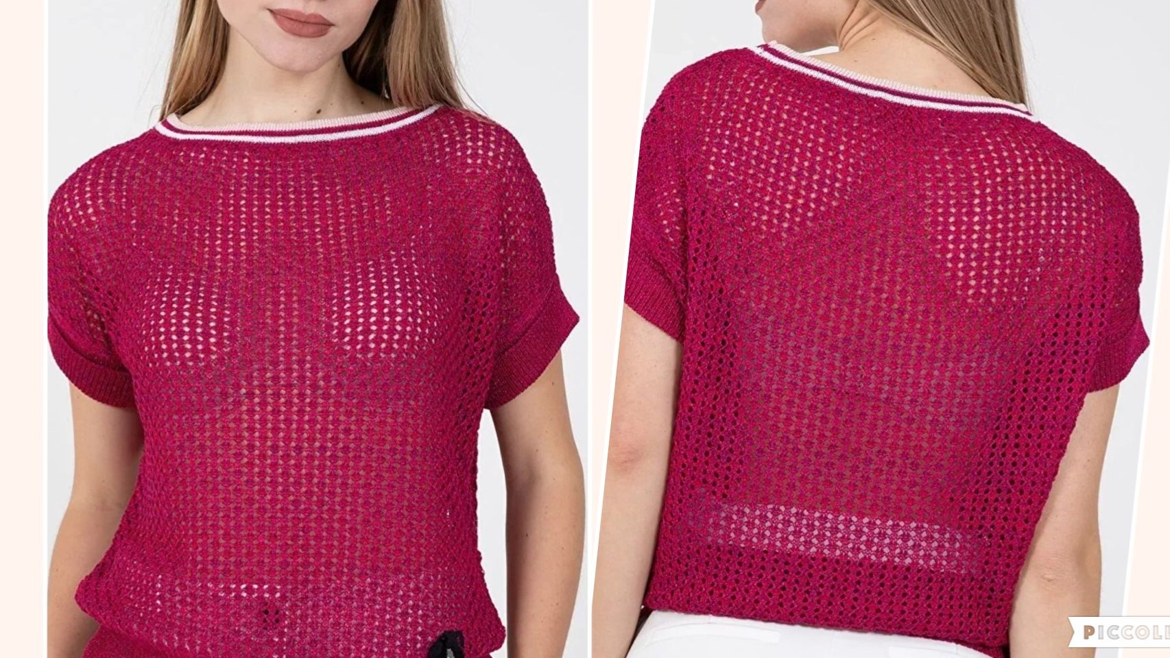 Простой эффектный узор для топа..