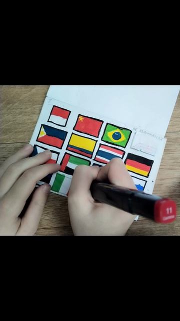 Рисую флаги стран День 12