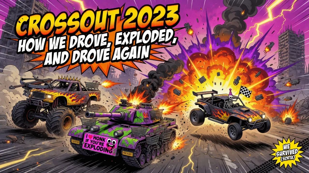 Как мы катались взрывались и снова катались  Crossout