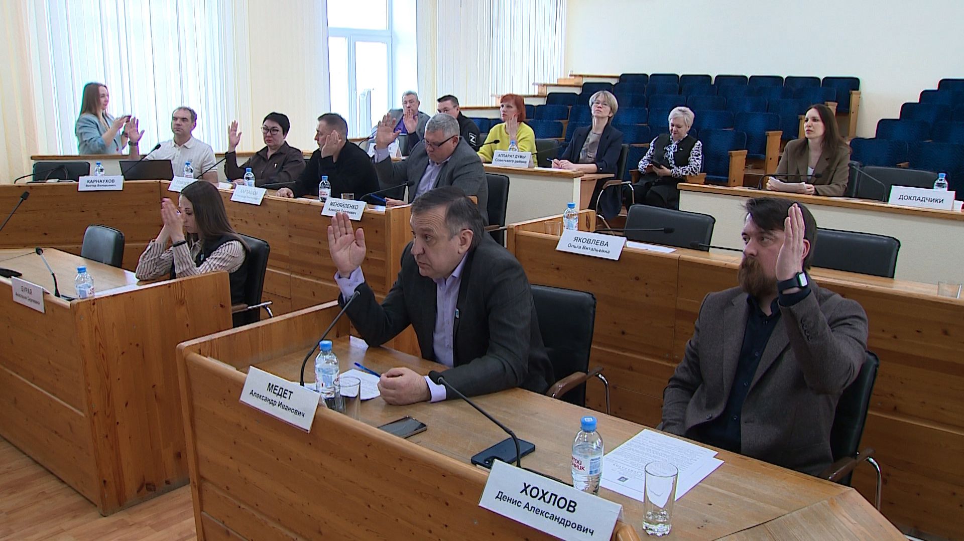 Заседание Совета депутатов Советского. ТК Первый Советский