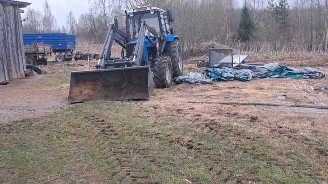 мтз 82 ремонт продолжается