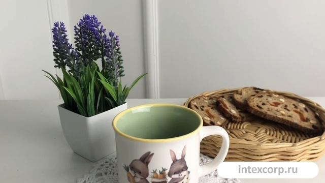 Фарфоровая кружка ЗАЙКИ-ЛАКОМКИ 300 мл Q75600690-4