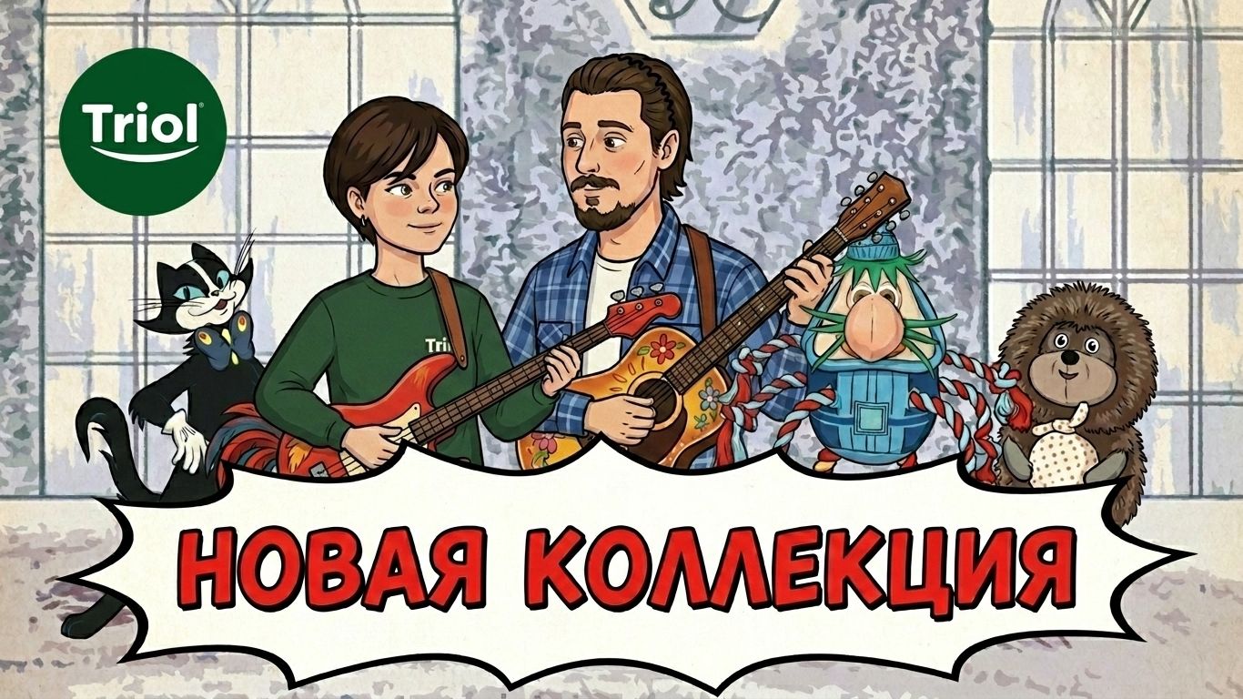 Triol и Союзмультфильм представили новую коллекцию для питомцев