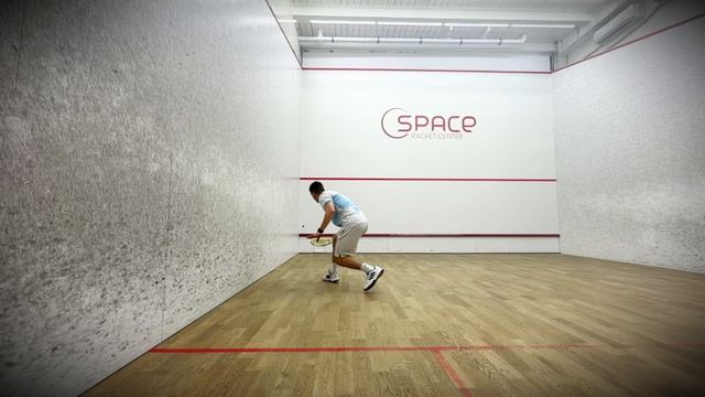 СКВОШ. Дроп в переднеи части корта слева 3