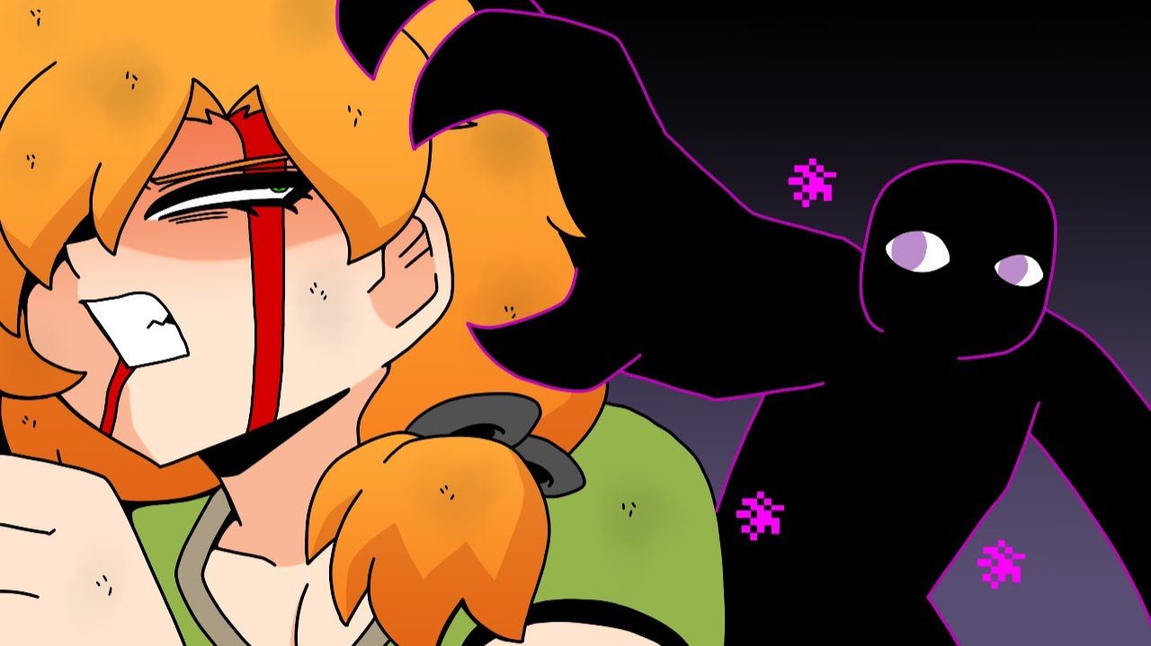 Эндерман против Алекса  майнкрафт аниме