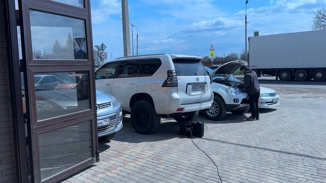 Плановая процедура озонирования в автомобиле.