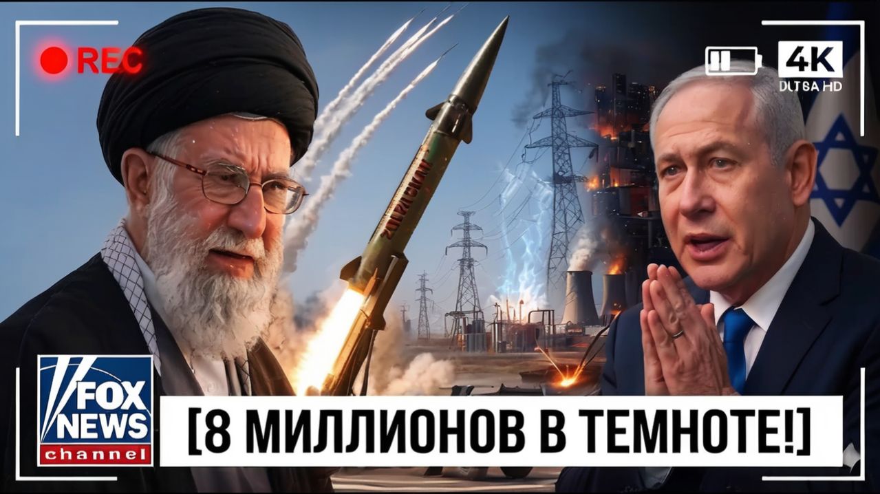 ИЗРАИЛЬ БЕЗ СВЕТА Иран ЗАПУСКАЕТ 500 Зульфикаров и УНИЧТОЖАЕТ Всю Электросеть