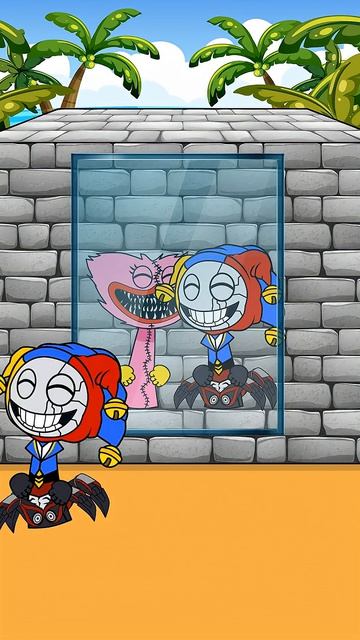 Huggy Spray Paints Kissy Missy On The Wall! But The Prototype 1006 ...