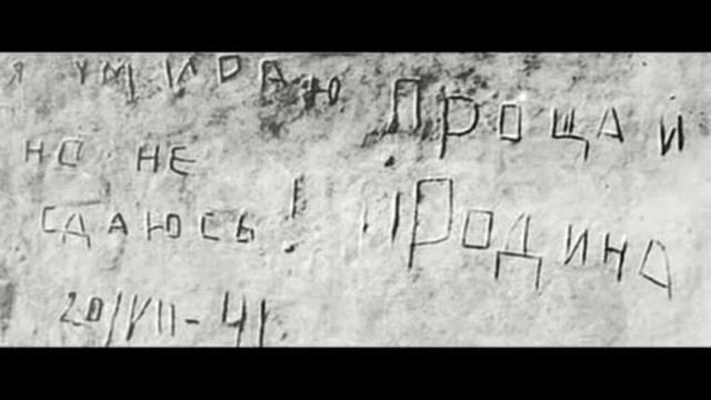Умираю но не сдаюсь! Прощай Родина