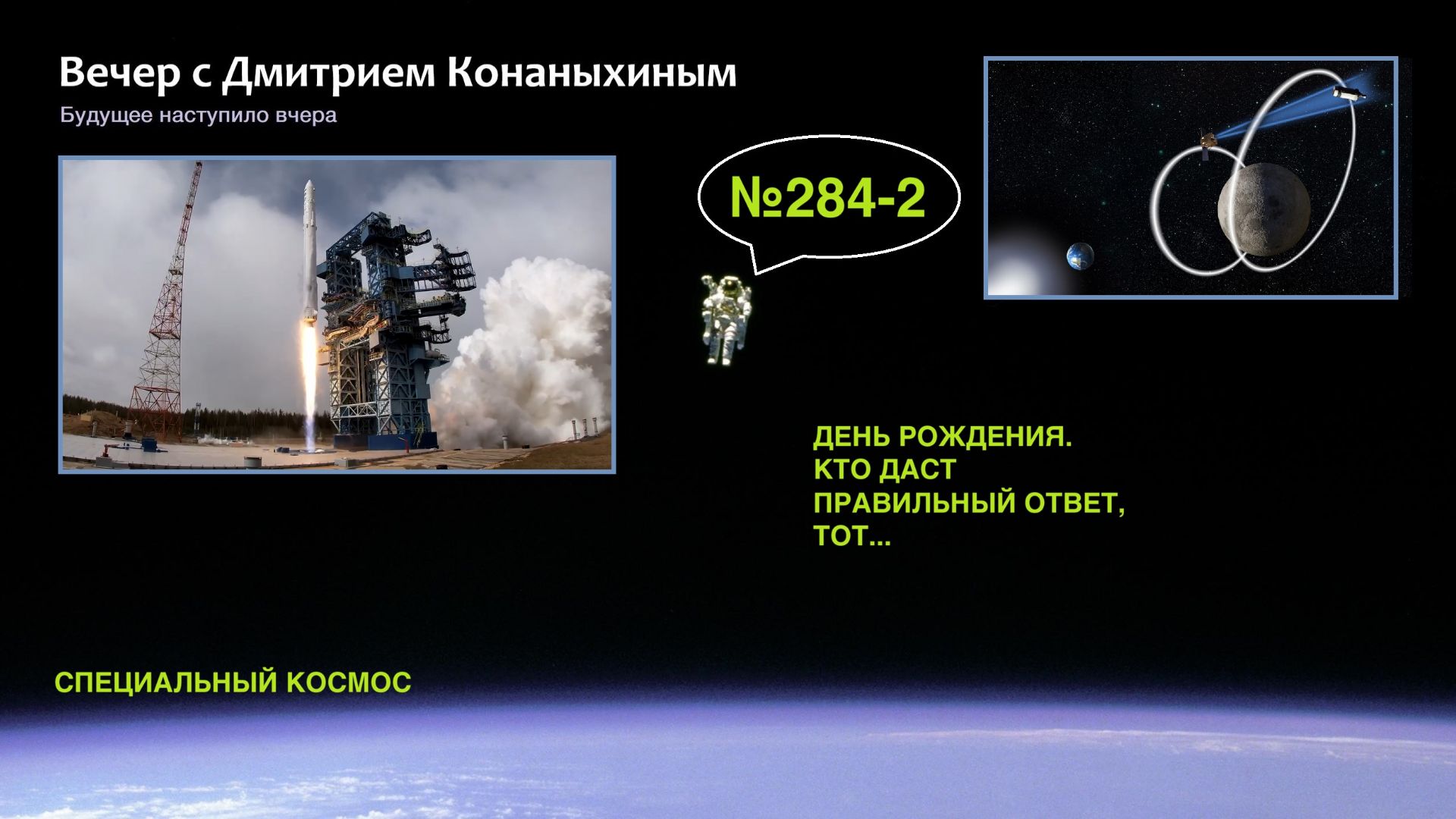 Вечер с Дмитрием Конаныхиным 284-2: День рождения. Кто даст правильный ответ тот...