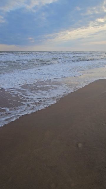 Веселовка сейчас  Шторм поднимает волны ветер гудит над пустынным берегом