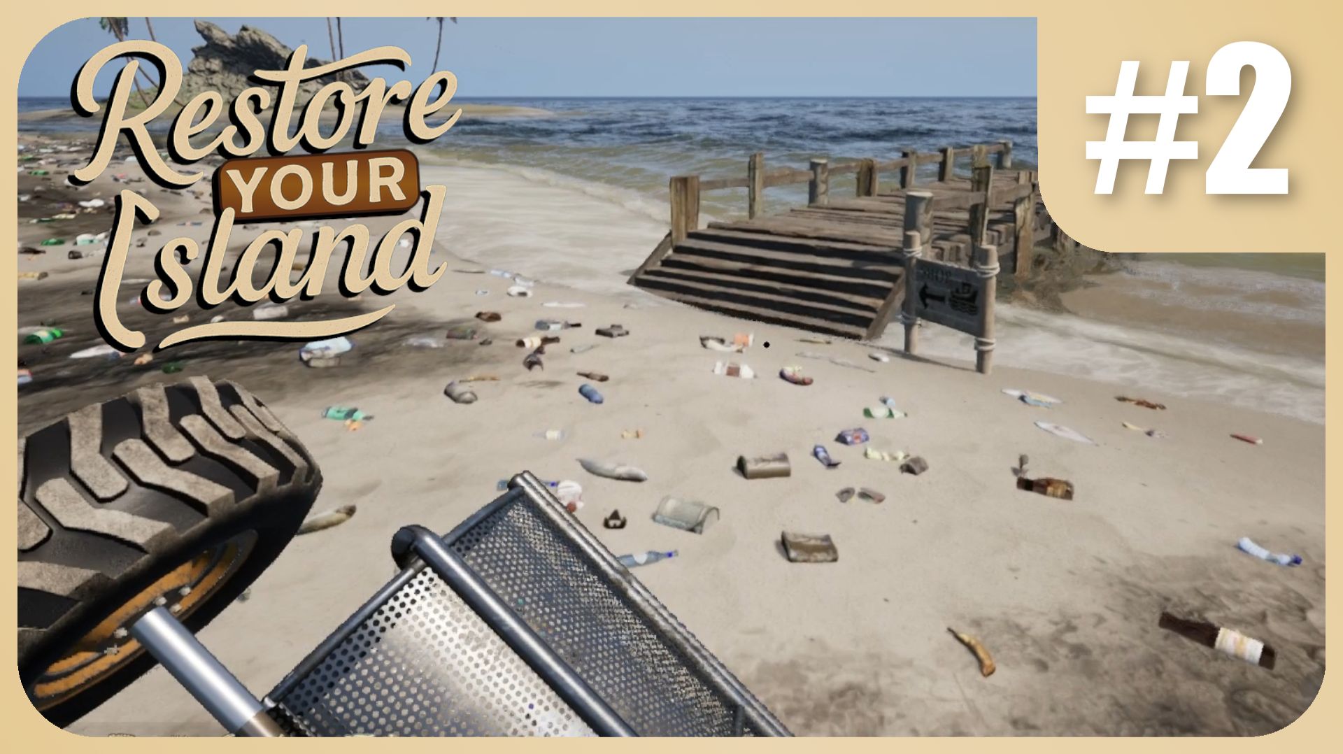 С этой приблудой чистить остров одно удовольствие!  Restore Your Island 2