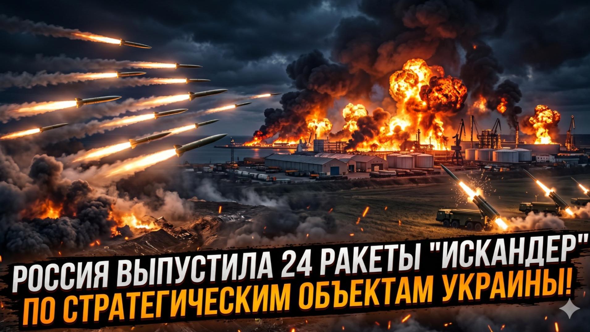  Россия обрушила 24 Искандера: стратегические объекты Украины в руинах!
