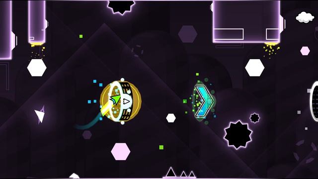 Прохождение уровня First Race на 3 монетки Geometry Dash