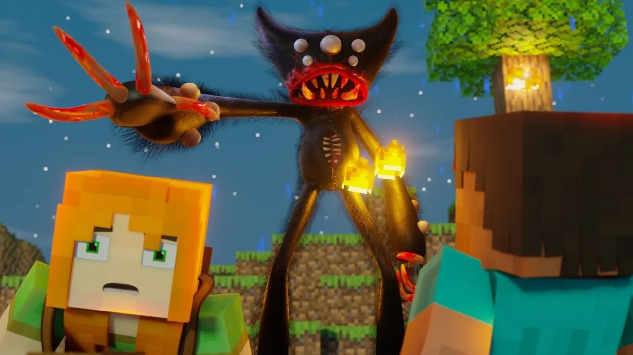 Страшная история  Оборотень. Майнкрафт Мультик