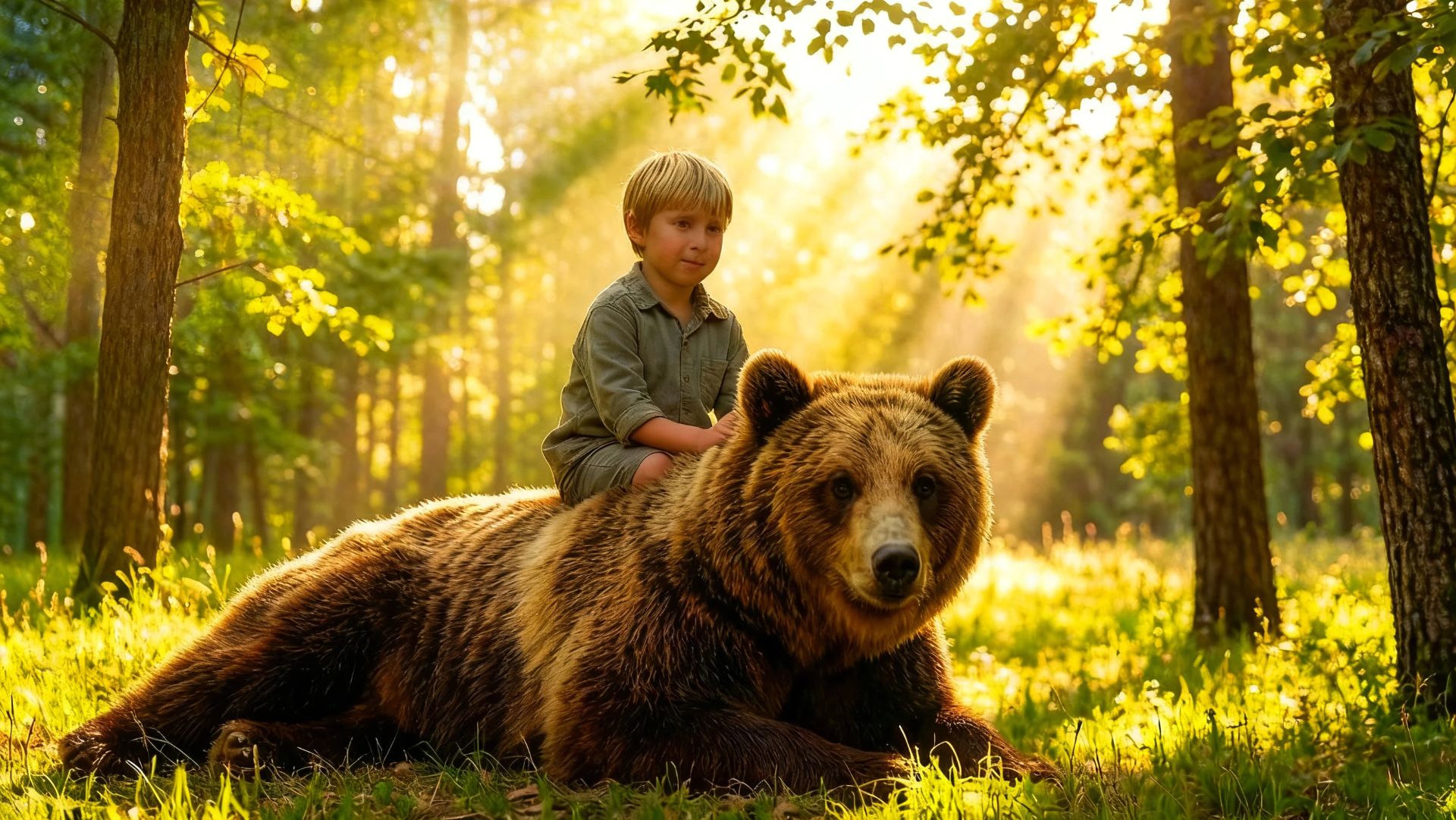 История о мальчике и медведе  Драматическая баллада