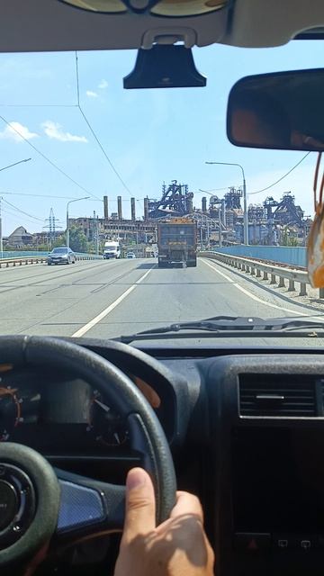 едем в Крым через Мариуполь Азов сталь