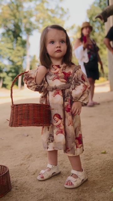 88678_Комплект детский с платьем и трусами  Happy Baby