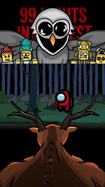 Mini Crewmate Kills 99 Nights In The Forest   Recap Animations