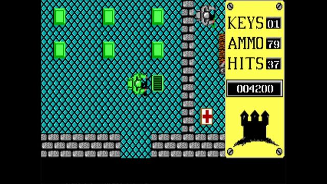 Into The Eagles Nest EGA 1987 DOS IBM PC 8 Mhz