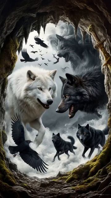 фэнтези-сказка о волках