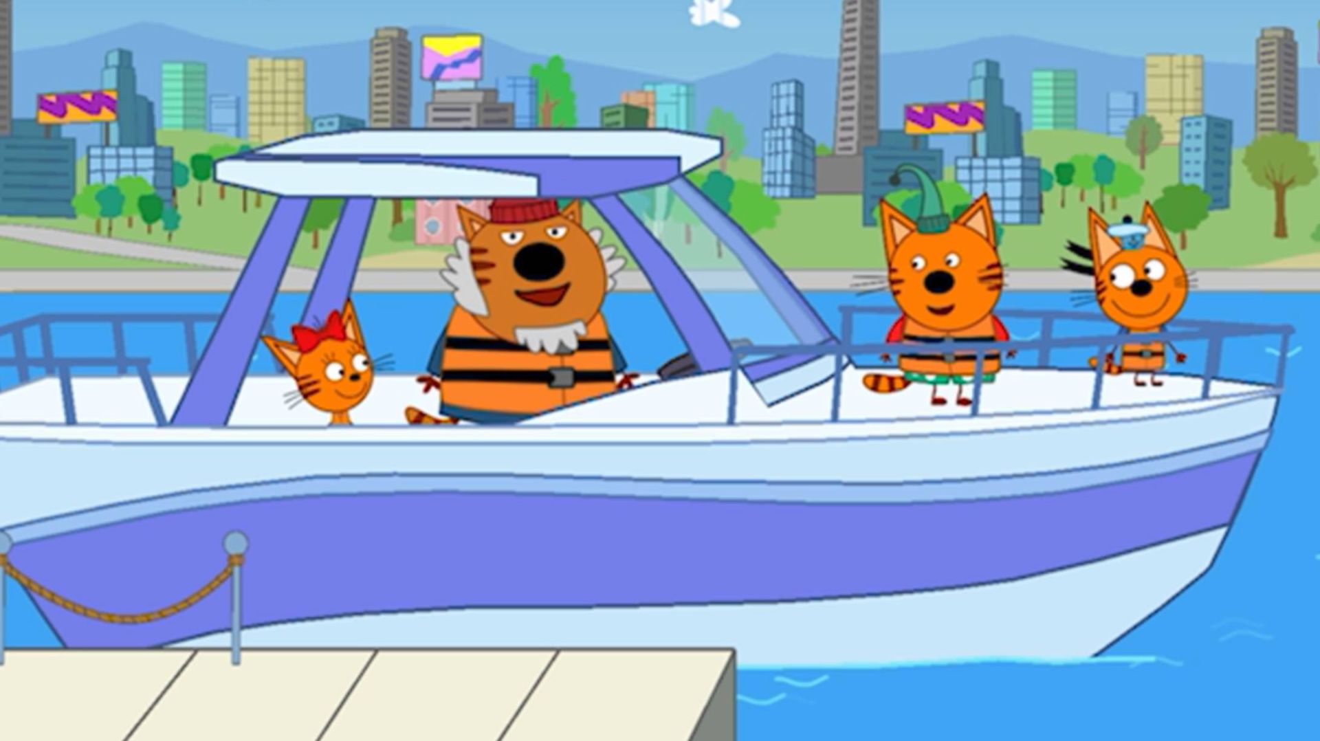 Три Кота  Игра Для Детей  Игра Мультфильм.