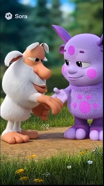 Добрый Буба и Лунтик - буба нейросеть Лунтик