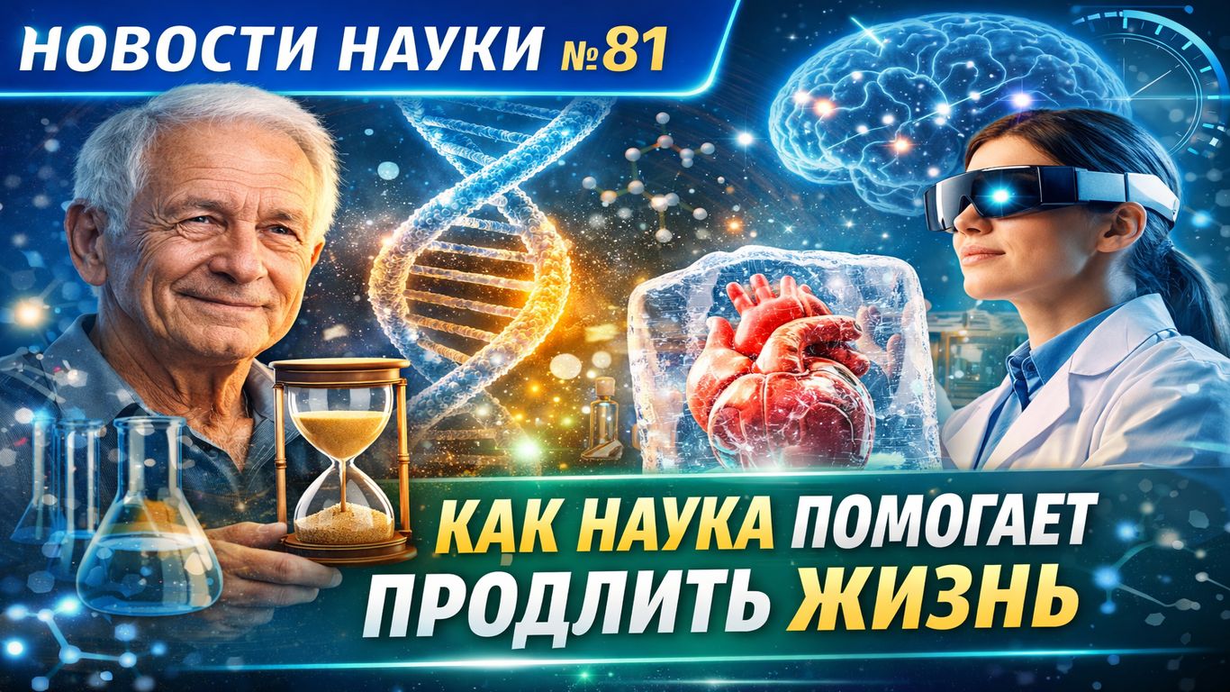 Новости науки 81: как наука помогает продлить жизнь