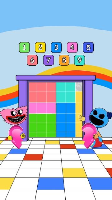 Can They Beat The PROTOTYPE In The Poppy Playtime Block Puzzle Challenge Help Kissy Lily  Huggy!
