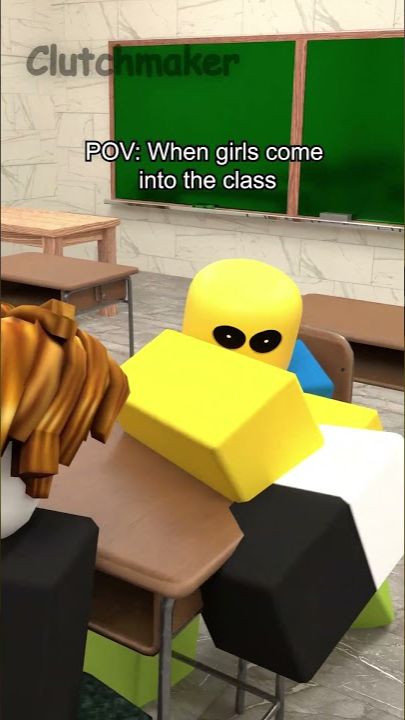 POV: When Girls Come Into The School Class  