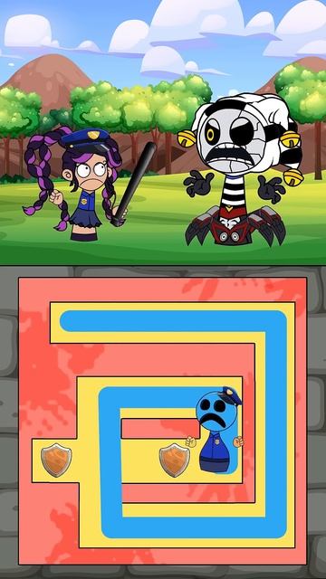 Lily Loverbraids Vs. The Prototype 1006  The MAZE CHALLENGE! - Poppy Playtime