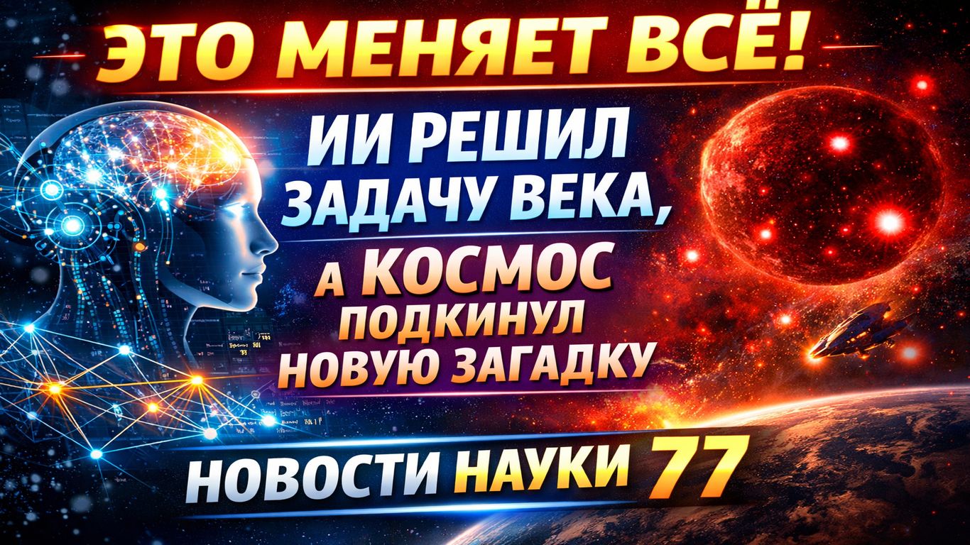 Это меняет всё: ИИ решил задачу века а космос подкинул новую загадку