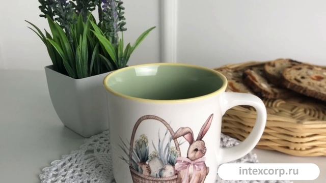 Фарфоровая кружка ПАСХАЛЬНЫЙ КРОЛЬЧОНОК 300 мл Q75600690-2