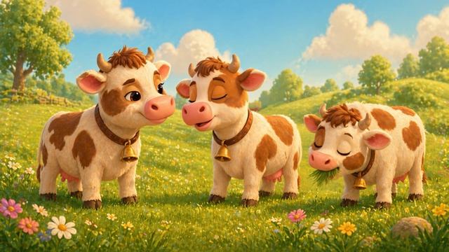 Корова му-му  песенка для малышей  учим животных и звуки  развивающая музыка для детей