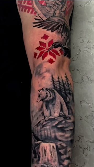 Тату в славянском стиле