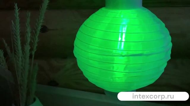 Садовый светильник подвесной Solar КИТАЙСКИЙ ФОНАРИК мерцающий 897650