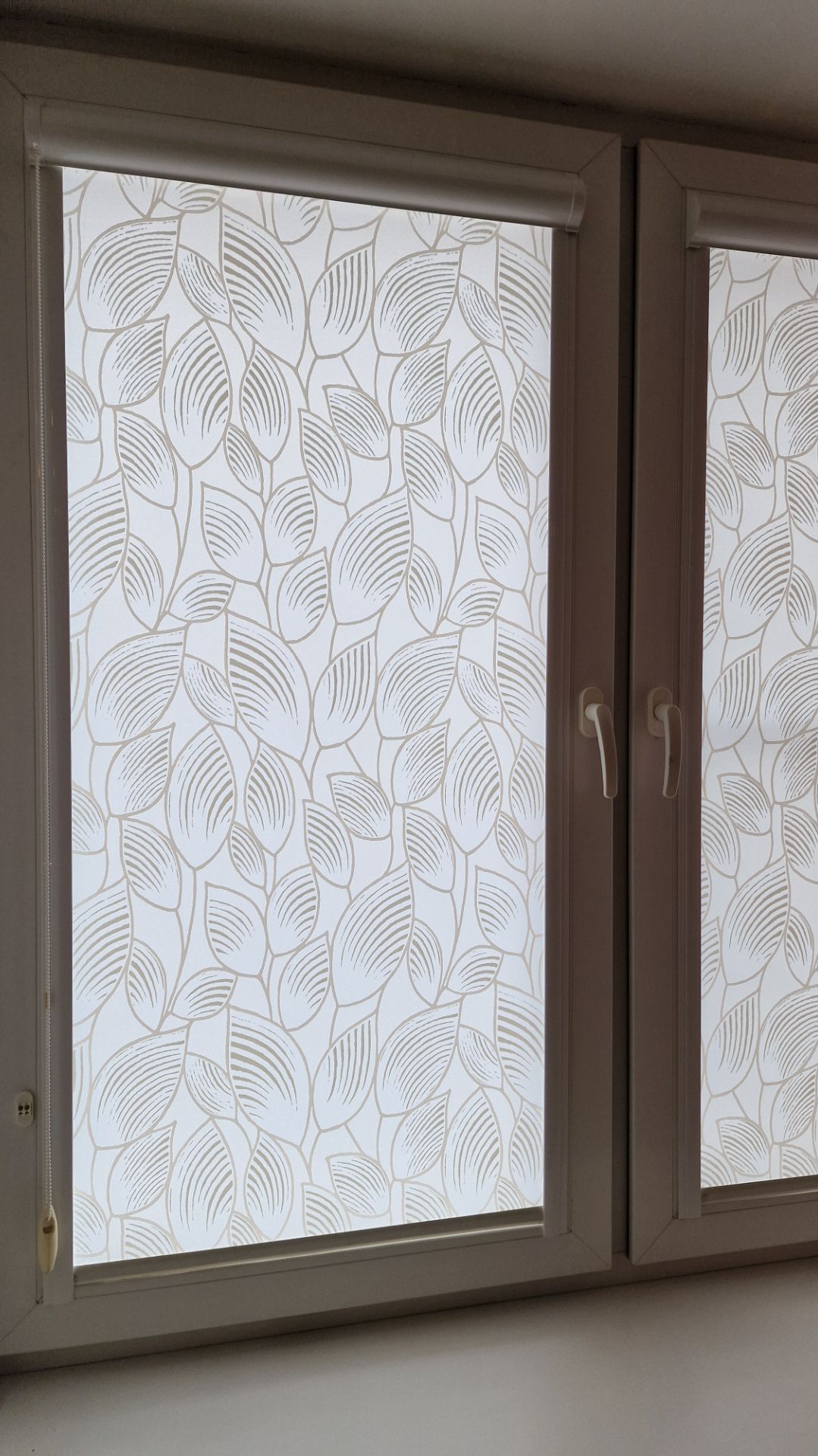 Ткань Ницца. Белый. Кассетные рулонные шторы