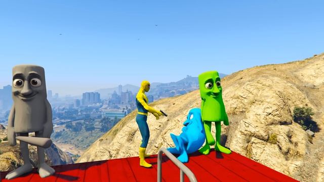 Человек-паук против Синего миньона Эпический эпизод 20 в ГТА 5 GTA