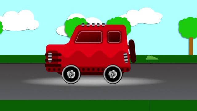 Мультик про машинки Мультфильм для детей ДЖИП Развивающий мультик для малышей