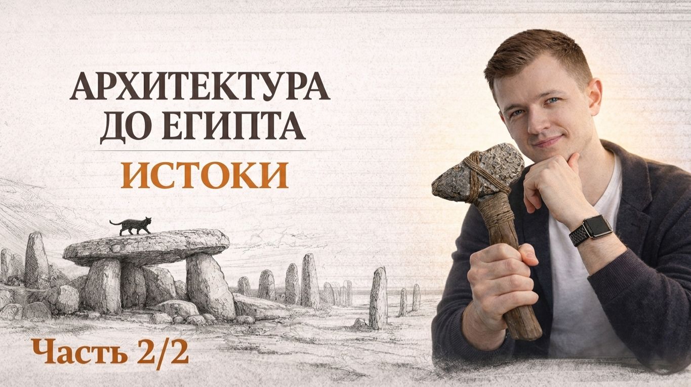 Глава 1  Часть 22  Истоки архитектуры. От мезолита к первым монументам.