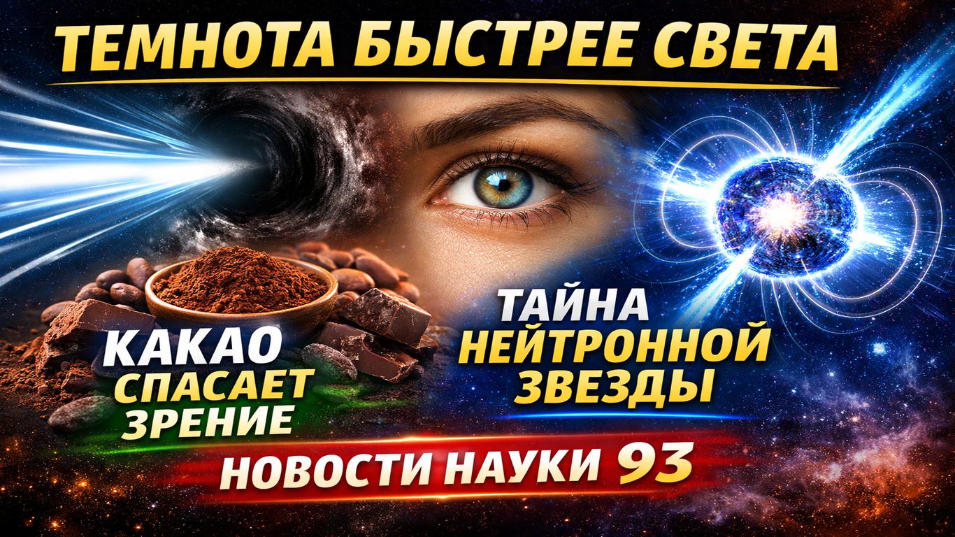 Новости науки 93 : Темнота быстрее света? Это ломает всю физику