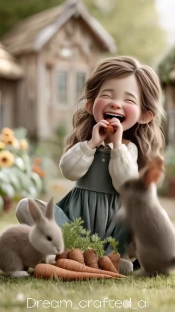 Счастливая девочка