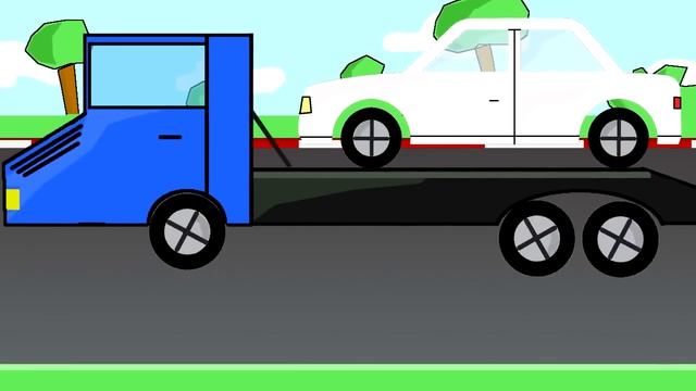 Машинки Мультфильм - Эвакуатор городская спецтехника - мультик про машинки