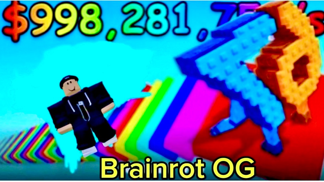 Играю в построй лестницу и забери брэинрот