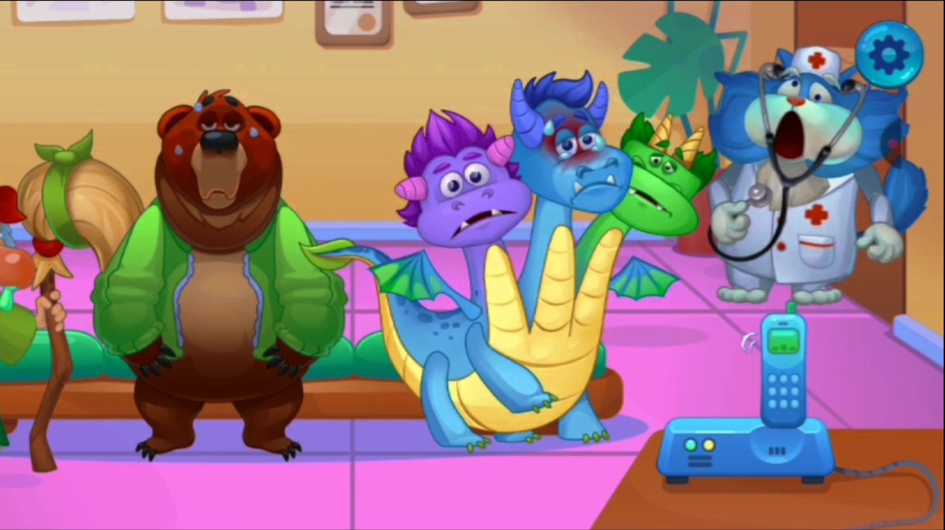 Мультфильм: Как Кот Пломбир лечил Бабу Яга и Змейгорыныча